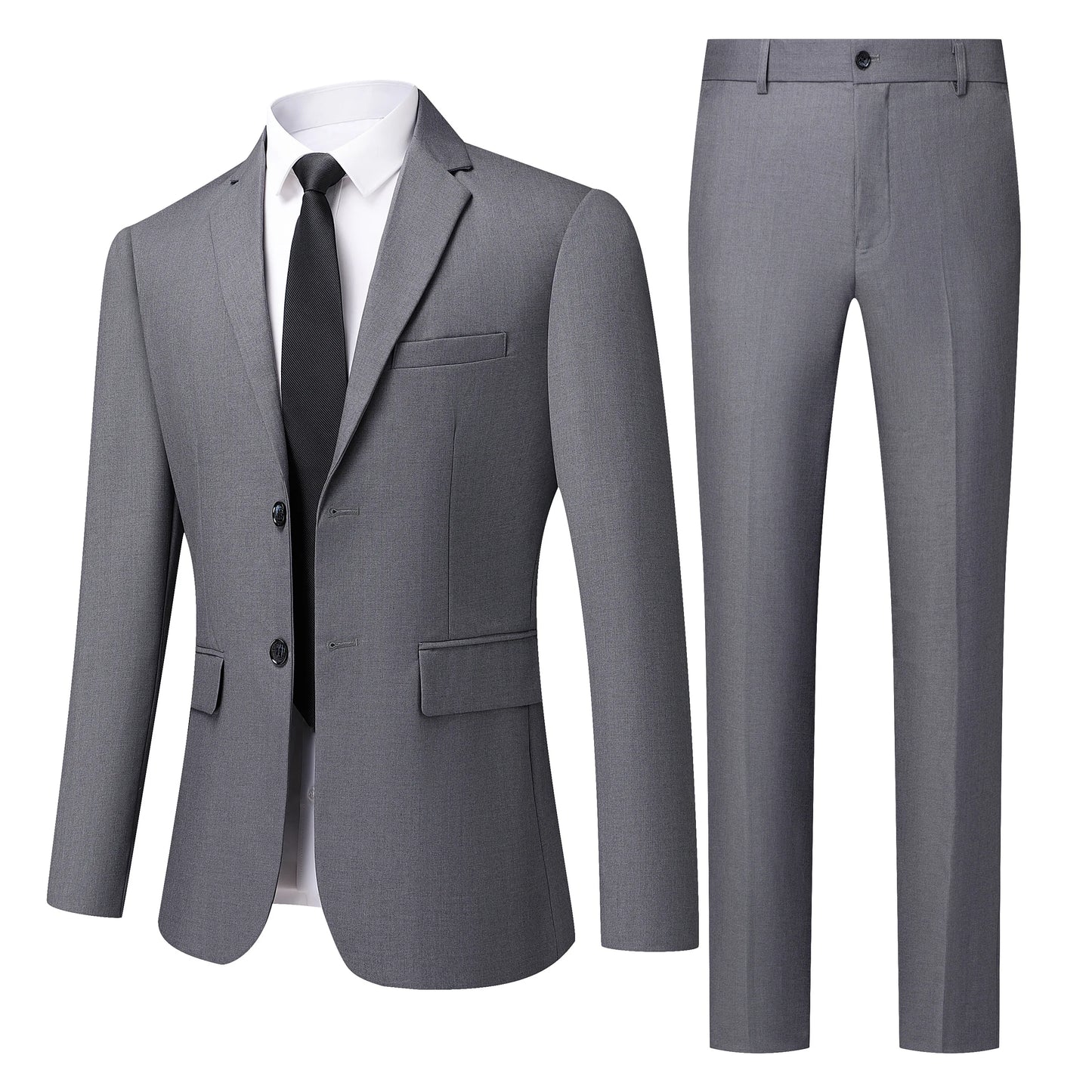 Men's 2 Piece White  Suit