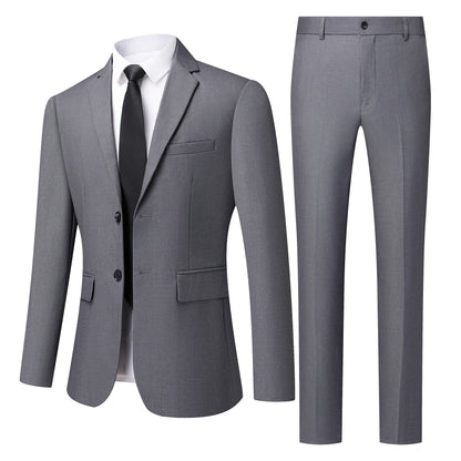 Men's 2 Piece White  Suit