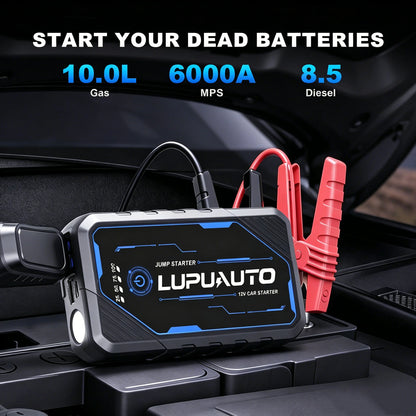4 In 1 Car Jump Starter, Tire Inflator Pump Compressor