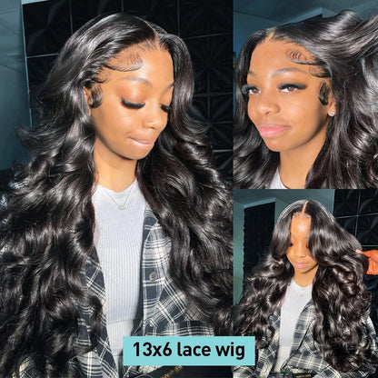 Body Wave Lace Front Wigs Human Hair Glueless