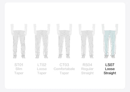 Loose Straight Water Repellent Softshell Hiking Trouser