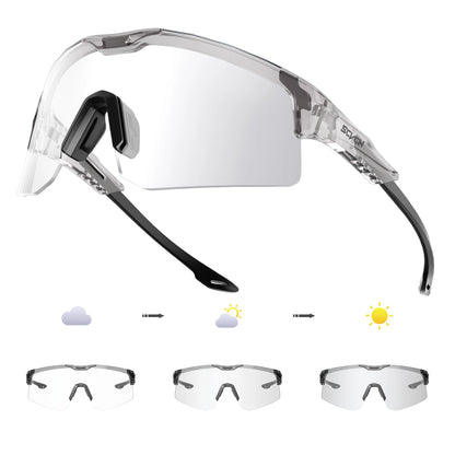 SCVCN Polarized Sports Sunglasses Cycling Glasses Riding