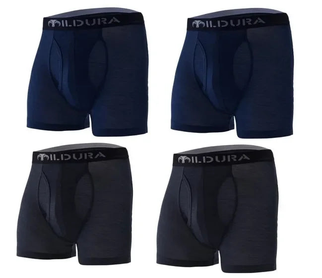 Men's Merino Wool Underwear Boxer Briefs