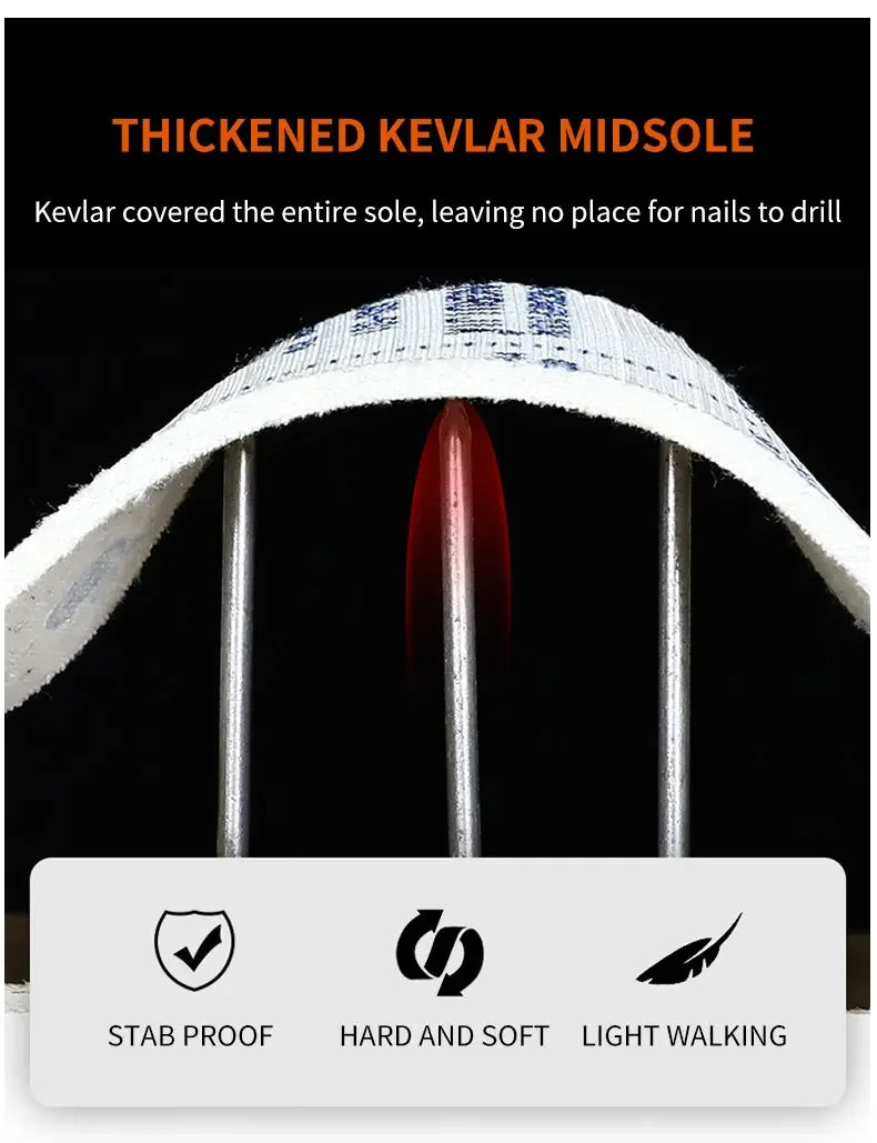 Men's Safety Work Boots Steel Toe Indestructible