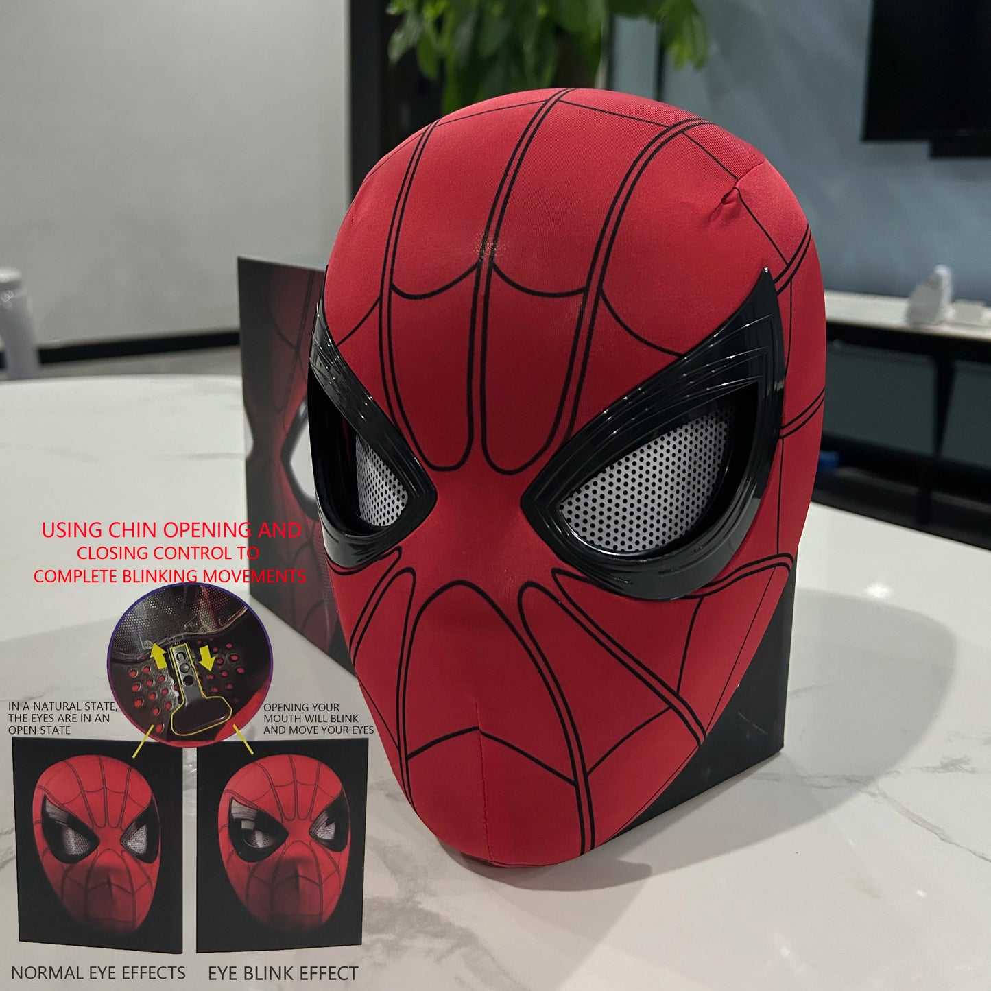 Spider Man Mobile Eye Electronic Desktop Decoration