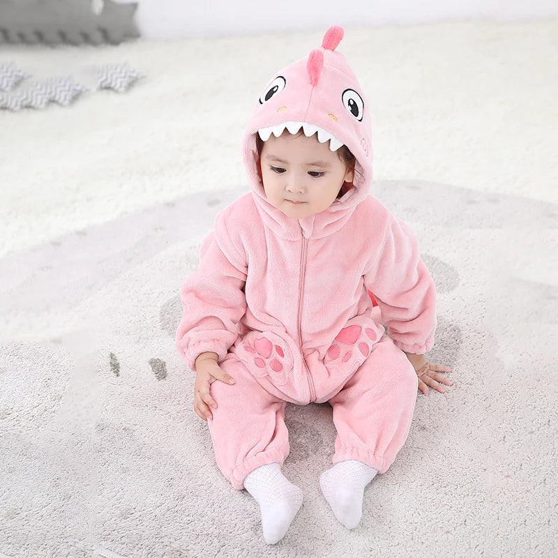 Boy/Girl Onesie Dinosaur Cosplay Hooded jumpsuits
