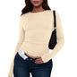 Sexy Cropped Womens Casual Skinny Slim T Shirts