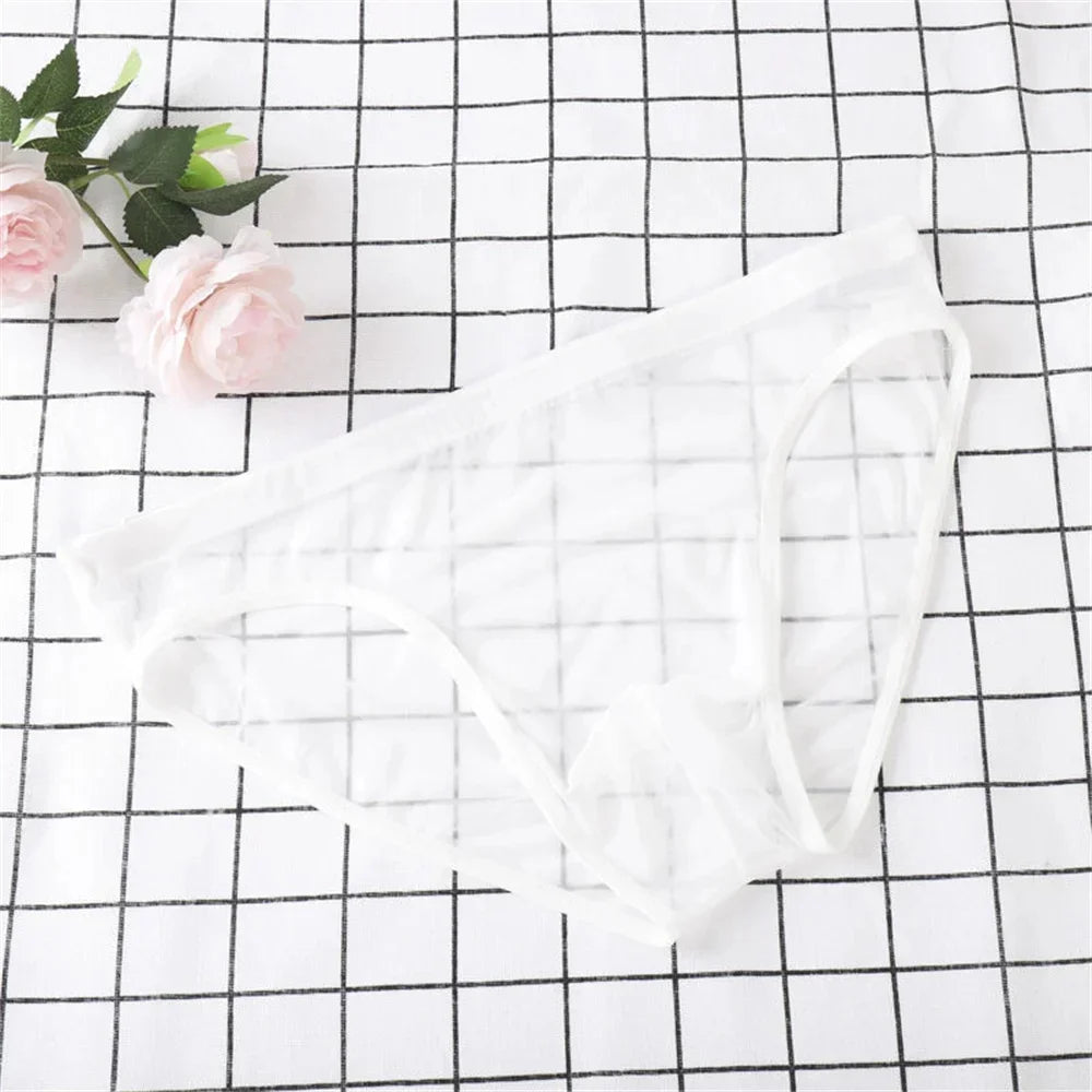 3Pcs See Through Men's Sexy Briefs Seamless