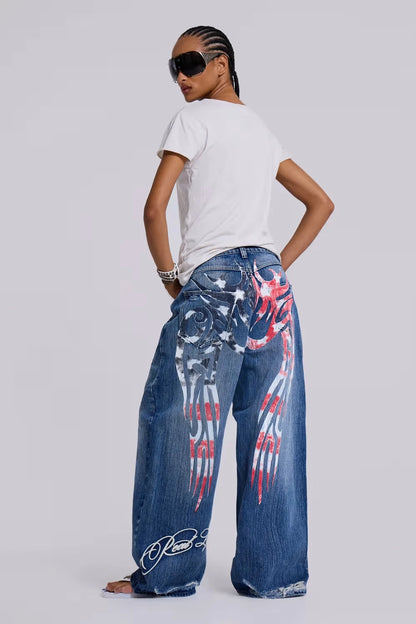 Vintage South Pole Black Denim Jeans Men's