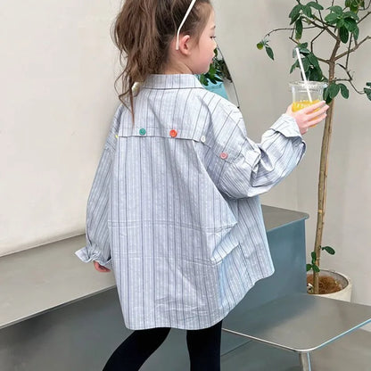 Stylish Lightweight Long Sleeve Tween Girls Shirt