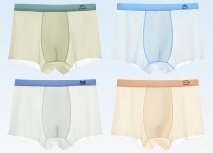 4PCS Breathable Boys Comfort Antibacteria Underwear