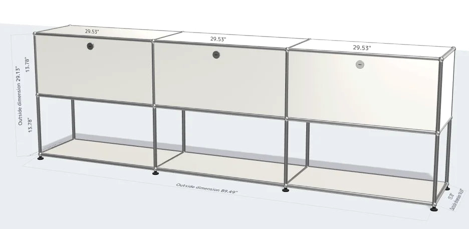 Storage Shelf Sideboard Customized Night Stand Cabinet