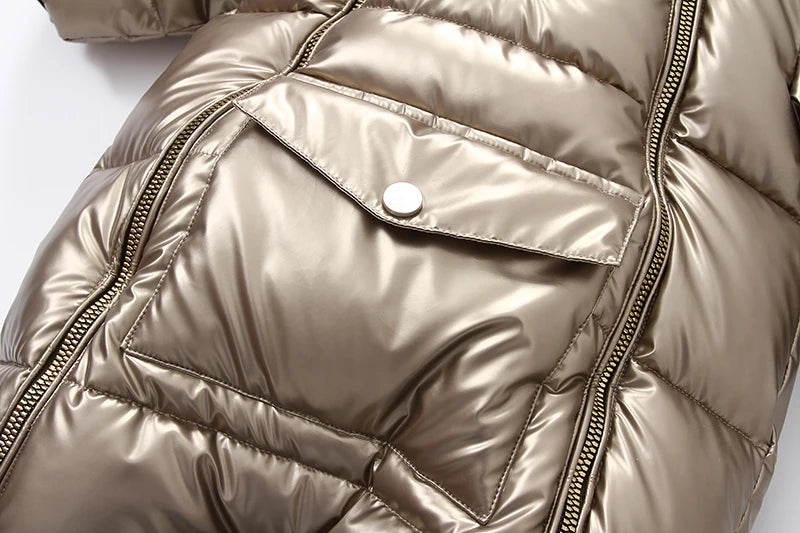 Boy/Girl Newborn Romper Thicken Waterproof Snowsuit Hoodied