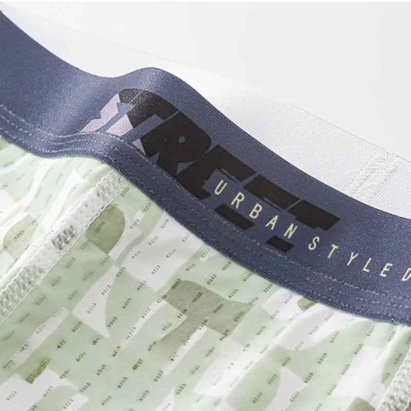 4PCS Teens Boy Mesh Breathable Antibacterial Underwear