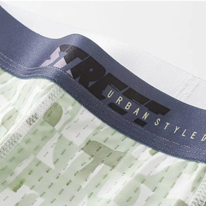 4PCS Teens Boy Mesh Breathable Antibacterial Underwear