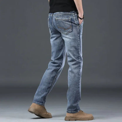 Slim Fit Skinny Tight Pipe Men's Jeans