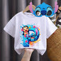 Boys/Girls Disney Lilo Stitch Letters Party T-Shirt