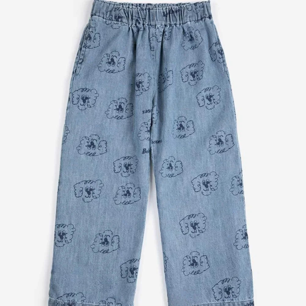 Girls Dress Printed Skirts Patchwork Outwear Pant Set