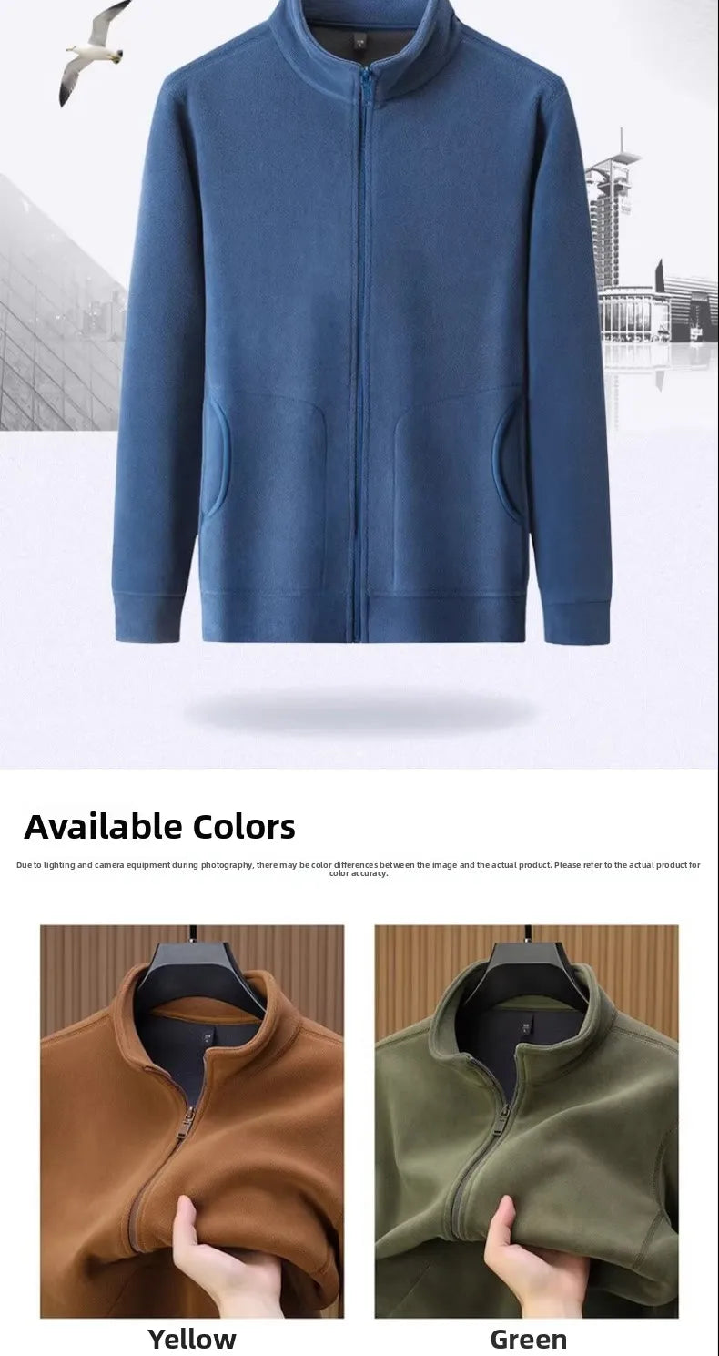 Zipper Hoodie Sweatshirt Fleece Lined Cardigan Jacket
