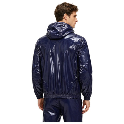 Mens Waterproof Hooded Breathable Raincoat