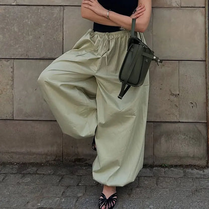 Women Casual High Waist Long Pants