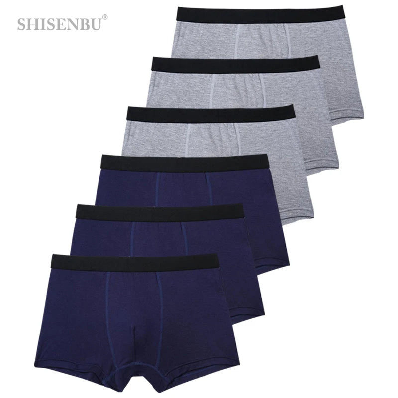 6pc Sexy  Boxer Men Breathable Underwear