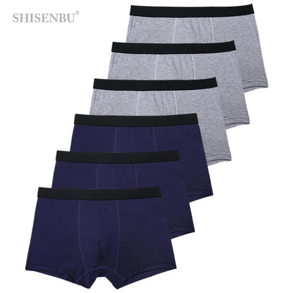6pc Sexy  Boxer Men Breathable Underwear