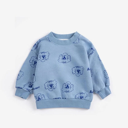 Girls Dress Printed Skirts Patchwork Outwear Pant Set