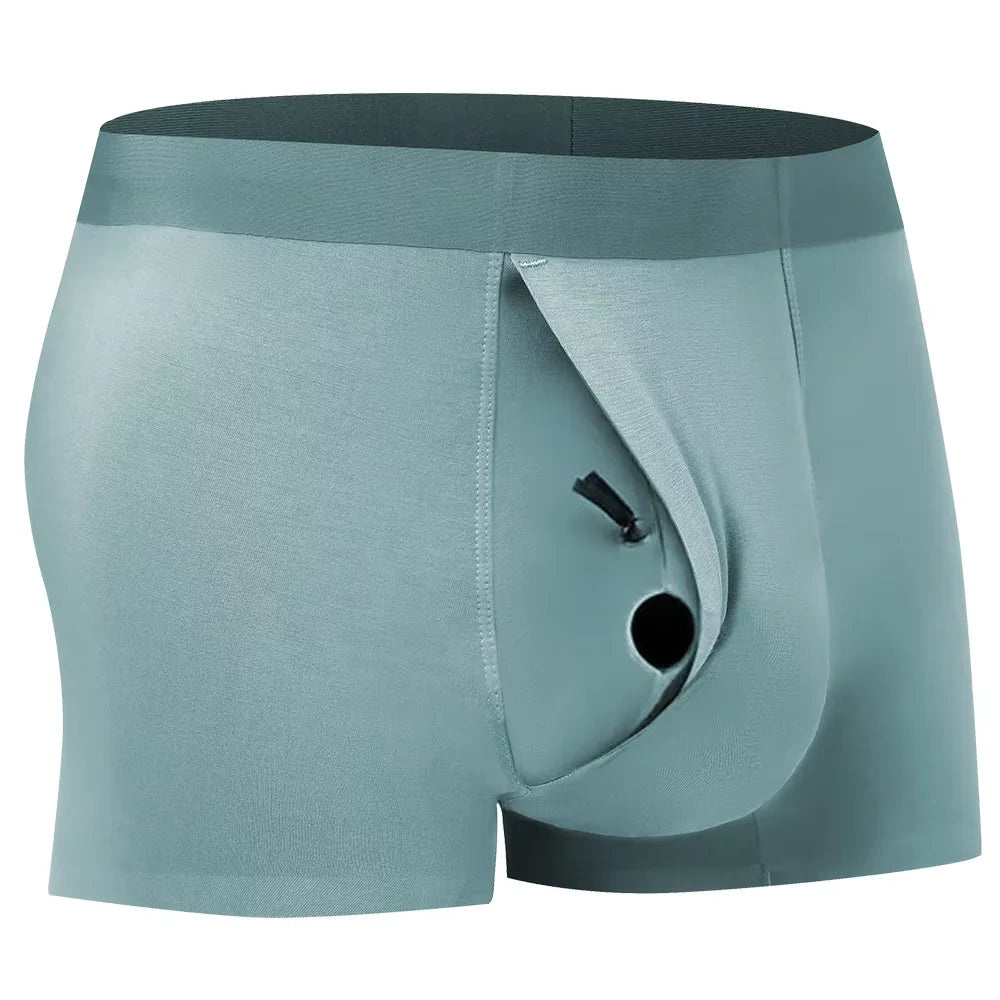Dual Pouch Breathable Physical Therapy Boxers Men