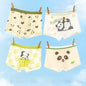 4PCSThin  Mesh Breathable Boys Antibacterial Cartoon Underwear