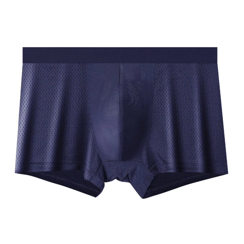 4pcs Mesh Bamboo Fiber Men's Boxerr XXXXL Large Size