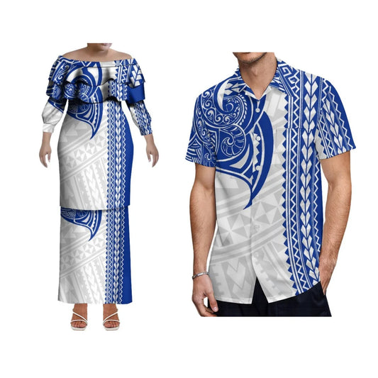 Women/Men Island Sunset Slim Customizable Samoa Hawaii Design