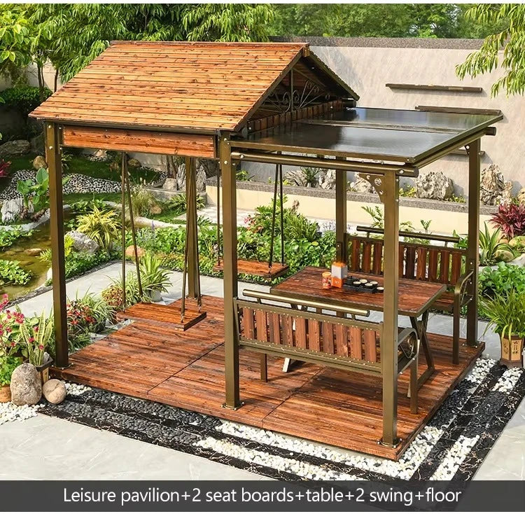 Multifunctional Outdoor Gazebo, Garden Structure,