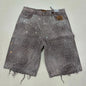 Rhinestone Sequined Denim Shorts Cowboy Hip Hop