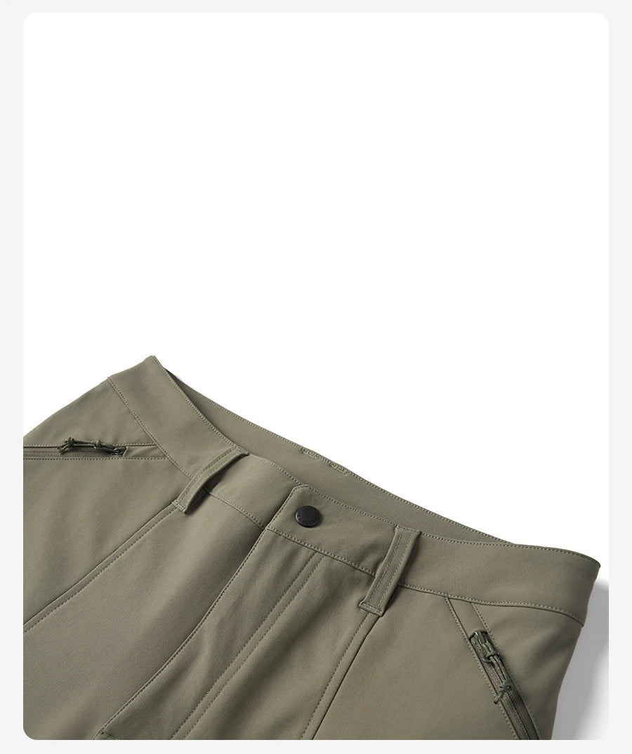 Loose Straight Water Repellent Softshell Hiking Trouser