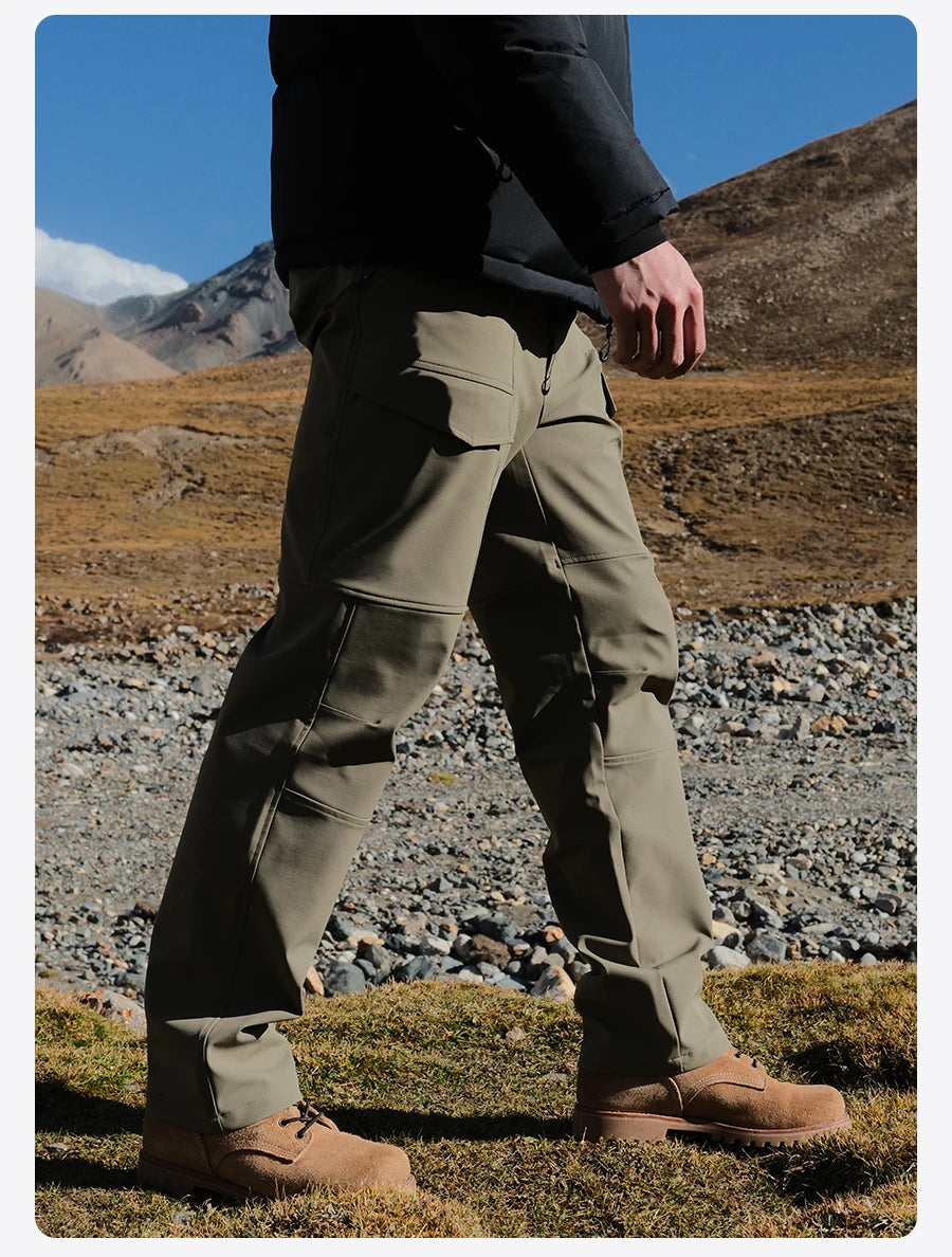 Loose Straight Water Repellent Softshell Hiking Trouser