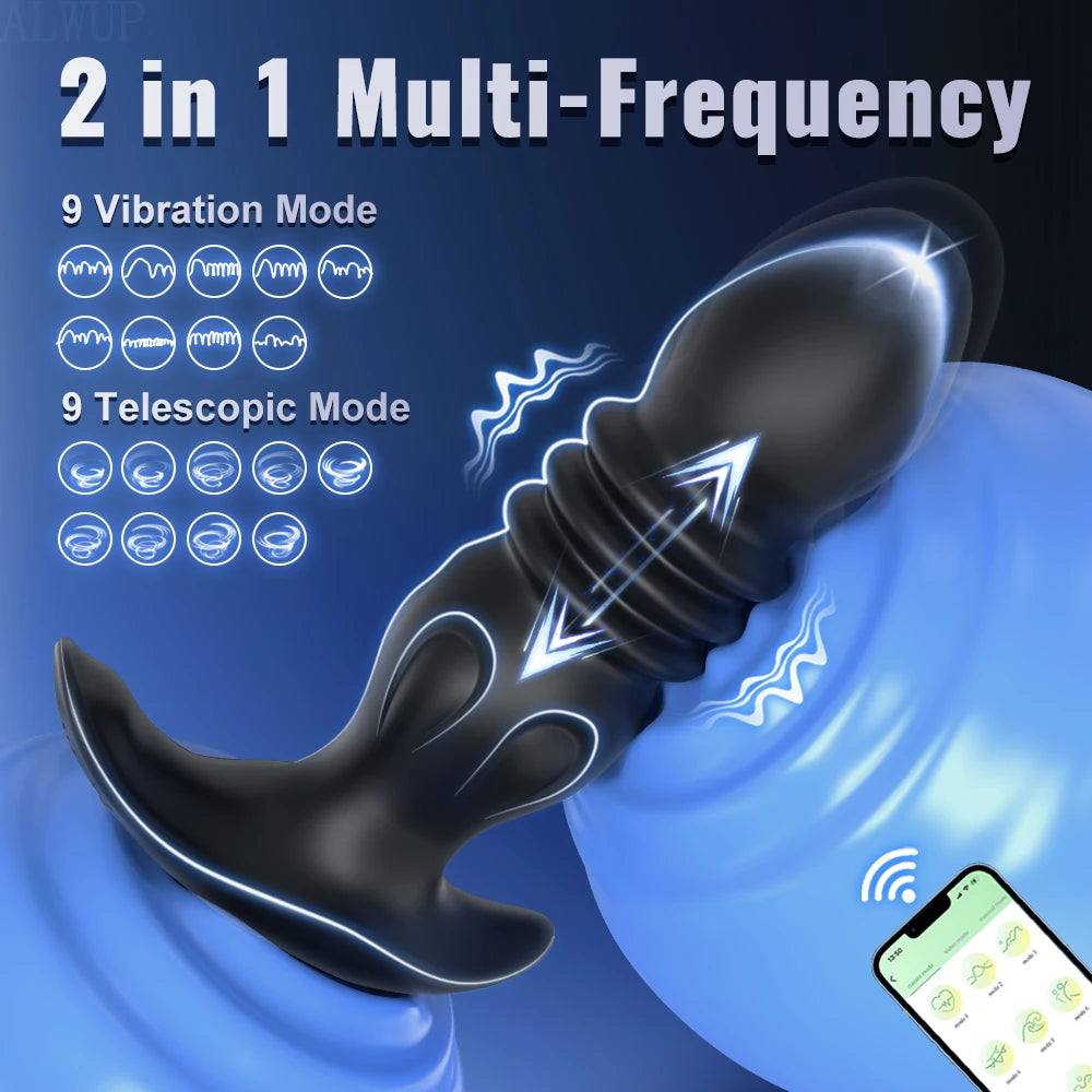 Toy Butt Plug Stimulator Masturbation Penetration Vibrating