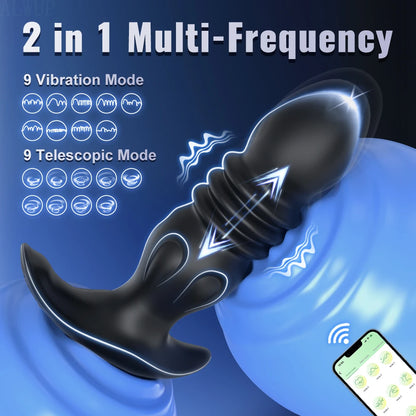 Toy Butt Plug Stimulator Masturbation Penetration Vibrating