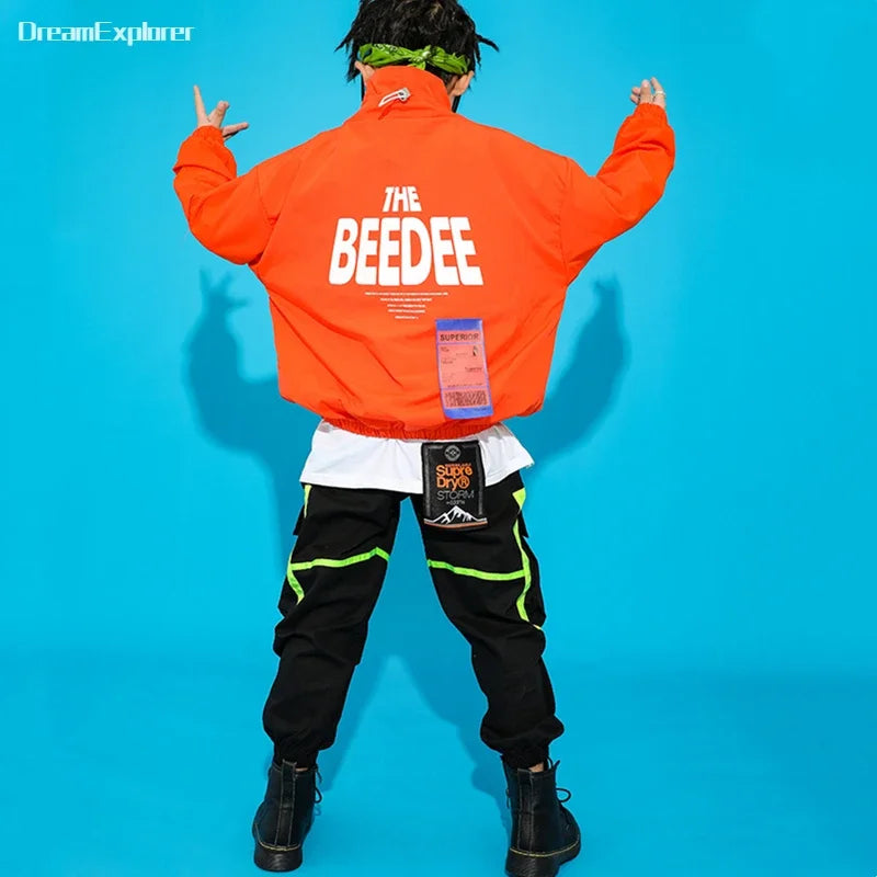 Boys/Girls Hip Hop Jacket Cargo Pants Child Pullover