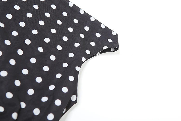 Polka Dots Print Women Trend Off Shoulder