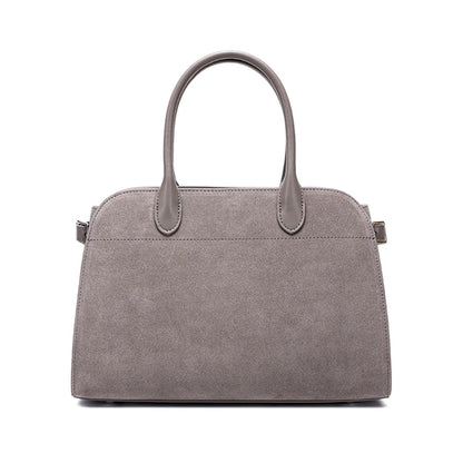 Hifashion Suede Genuine Leather Tote For Women