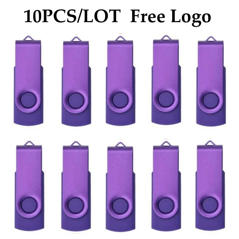 10pcs Flash Drive Flash Memory Card Memory Stick