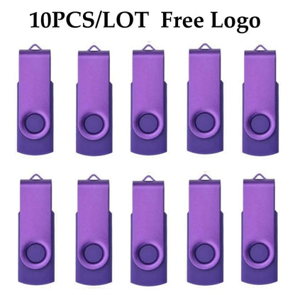 10pcs Flash Drive Flash Memory Card Memory Stick