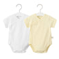 2Pcs Newborn Baby Girls Romper Pure Cotton Bodysuit