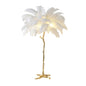 Luxury Feather Floor Standing Lamp Mood Light