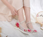 Woman Casual Ethnic Style Canvas Vintage