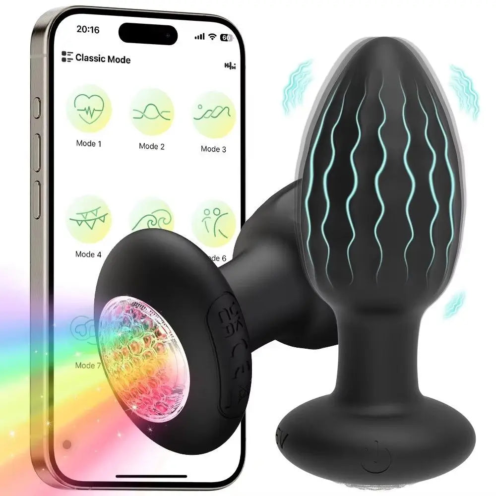 Toy Butt Plug Stimulator Masturbation Penetration Vibrating
