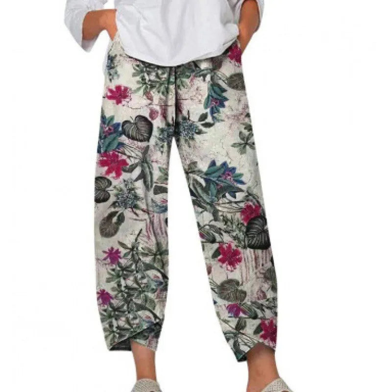 Women Sweatpants Joggers Women Cotton Linen Casual