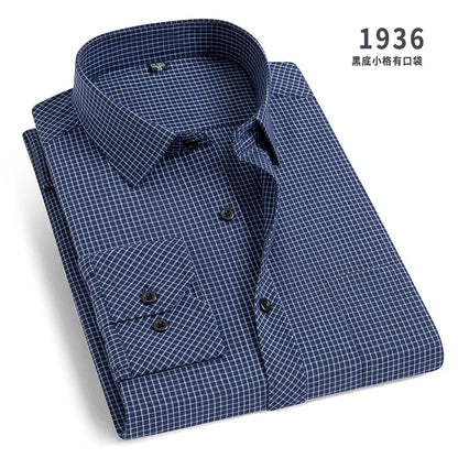 Mens Long-sleeved Non-ironing Anti-wrinkle Shirts