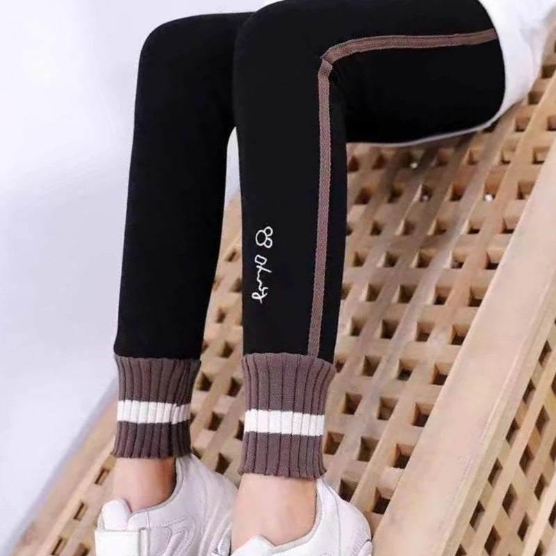 Kids' Thermal Fleece-Lined Thickened Leggings